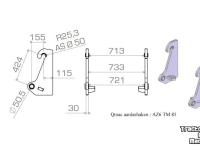 Sonstige Baumaschinen, Erdbewegungsmaschinen und Zubehör Qmac Aanlashaken voor AHLMANN voor type AZ 6 t/m AZ 85