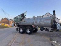 Gülletankwagen / Güllefässer Fliegl MAXX LINE Mesttank + Sleepvoetbemester