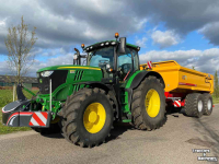 Schlepper / Traktor John Deere 6175R Tractor 220 Pk + Gronddumper Tandemasser (22 ton)