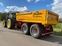 Schlepper / Traktor John Deere 6175R Tractor 220 Pk + Gronddumper Tandemasser (22 ton)