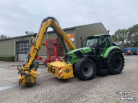 Schlepper / Traktor Deutz-Fahr 6185 Agrotron TTV met Bos maaiarm HE 8044 Fce-HD
