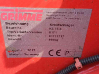 Krautschläger Grimme Ks 75-4