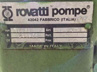 Wasserpump Rovatti 165AE aftakas pomp