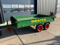 Kipper Deutz 3 tons Kipwagen kiepwagen kipper kieper tandemas met kenteken