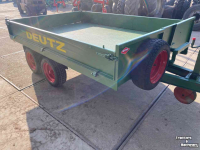 Kipper Deutz 3 tons Kipwagen kiepwagen kipper kieper tandemas met kenteken