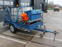 Autoanhänger bis 3500 Kg  Spuitaanhanger enkelas met IBC watertank en slanghaspels