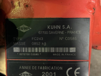 Aufsitzrasenmäher Kuhn FC 243 Lift Control