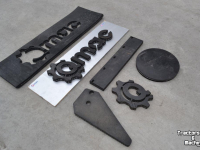 Gummi-Schieber Qmac RUBBERMAT STAAL 1.80