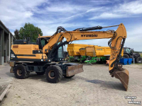 Bagger / Baggermaschine Hyundai HW140 Bandenkraan