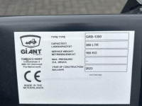 Ladeschaufeln Tobroco Grondbak 130 cm Giant aanspan