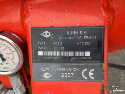 Mähwerk Kuhn FC 313 Lift-Control achtermaaier / maaier met kneuzer / maaier / vingerkneuzer