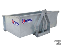 Traktor Abkippbehälter Qmac Trekkerbak / Transportbak / Grondbak 1.25 CAT 1
