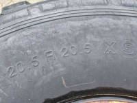 Räder, Reifen, Felgen & Distanzringe Michelin 525/65R20.5 Michelin XS op 10 gaats velg 20.5R20.5