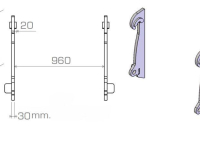 Sonstiges Anbauteile und Zubehör Qmac HAKENSET: VOLVO L50 L60 L70 L90 (30MM)
