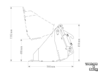Ladeschaufeln Qmac 4 IN 1 BAK 1.40M STANDAARD