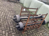 Diverse neue Teile Jako FAD assen , 130-120-90-70mm vierkant NIEUW
