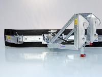 Futterschieber Qmac Rabot caoutchouc pour alimentation avec montage JCB