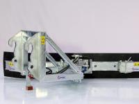 Futterschieber Qmac Rabot caoutchouc pour alimentation avec montage JCB