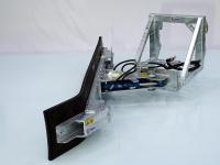 Futterschieber Qmac Rabot caoutchouc pour alimentation avec montage JCB