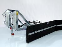 Futterschieber Qmac Rabot caoutchouc pour alimentation avec montage JCB