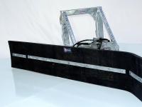 Futterschieber Qmac Rabot caoutchouc pour alimentation avec montage JCB