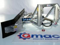 Futterschieber Qmac Rabot caoutchouc pour alimentation avec montage JCB