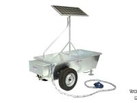 Tränkebecken Sonnenenergie Qmac Zonnedrinkbak / Drinkwaterbak / Veedrinkbak 900 LITER 100 WATT op zonne energie