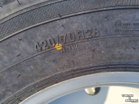 Räder, Reifen, Felgen & Distanzringe Alliance 520/85R38 & 420/70R28 ploegbanden