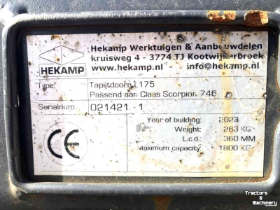 Sonstiges Anbauteile und Zubehör Hekamp tapijtdoorn L 175