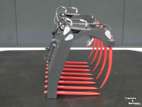 Mistgreifers Hofstede Compact mini mestgrijper vork bak MTS met bovenklem lichtgewicht