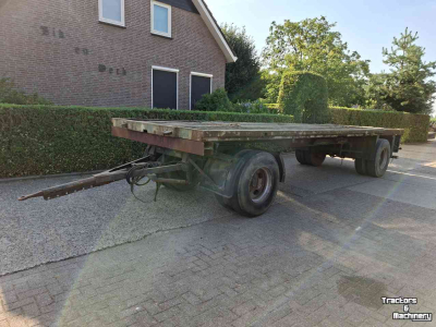 Anhänger  Platte balen wagen 7.70x2.50