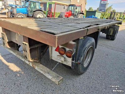 Anhänger  Platte balen wagen 7.70x2.50