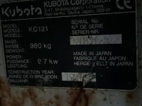 Raupe Muldenkipper Kubota Kc 121