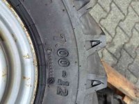 Räder, Reifen, Felgen & Distanzringe BKT 4x BKT 7.00-12 met velg