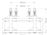 Big-Bag Füller Qmac Big Bag Transporter Handler