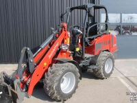 Radlader Schäffer 3650 minishovel DEMO shovel wiellader rode agri-lijn landbouwshovel