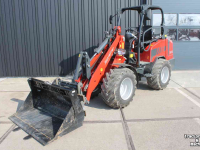 Radlader Schäffer 3650 minishovel DEMO shovel wiellader rode agri-lijn landbouwshovel