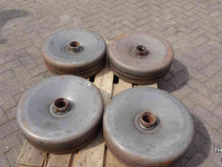 Diverse Gebrauchte Teile  BW 500x150 mm stalen wiel / loopwiel / geleide wiel