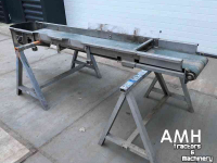 Förderband  2500X400 MM TRANSPORTBAND VLAKKE BAND FLAT BELT CONVEYOR BELT FLACHBAND FÖRDERBAND