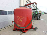 Sonstiges Agomac 4000 liter staande vacuümtank met hydraulisch aangedreven vacuümpomp