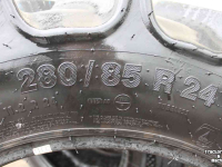 Räder, Reifen, Felgen & Distanzringe Mitas 280/85R24 (11.2R24) AC85 trekkerbanden tractorprofiel voorbanden