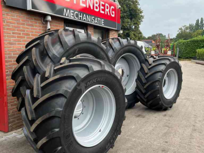 Räder, Reifen, Felgen & Distanzringe Michelin 900/50R42 en 710/55R30 Mach X BIB banden wielen velgen