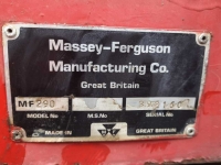 Schlepper / Traktoren Massey Ferguson 290