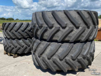 Räder, Reifen, Felgen & Distanzringe  710/70R38 + 600/65R28 Trelleborg TM800