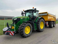 Schlepper / Traktor John Deere 6155R Tractor 200 Pk + Gronddumper Tandemasser (22 ton)