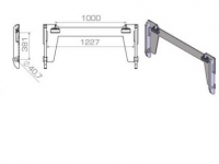 Sonstiges Anbauteile und Zubehör Qmac Aanlasframe voor CLAAS Verreiker TARGO Fem 3 Incl. Fem klauwtjes