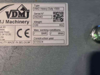 Minibagger VDMJ DUWVEGER / BLOKBEZEM 'Heavy Duty' cw10