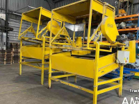 Grosskistenkantler Tong Kisten-kantelaar met afvoerband / uitvoerband 2500X2000 mm