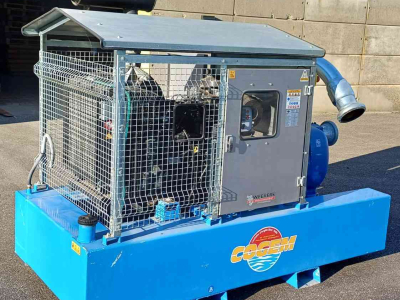 Stationäre Motor/Pump set Cogem 180m3 bij 3 bar