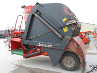 Futtermischwagen Vertikal Trioliet Triomix1-1200 Triomix TM12 zelfladende voermengwagen snijbord bewegende messen
